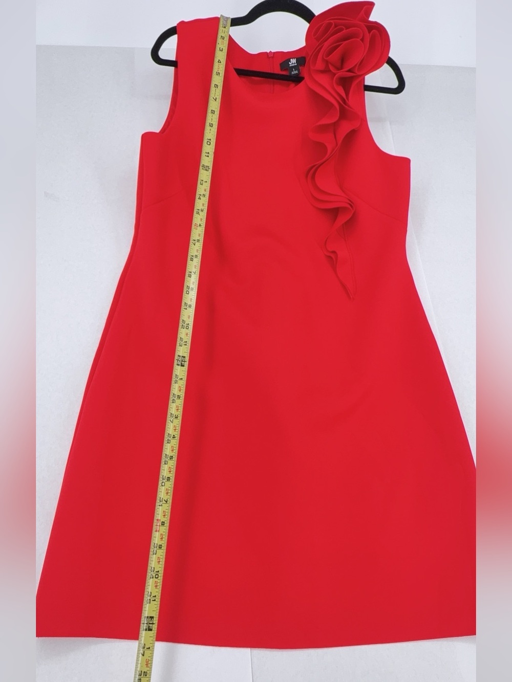 Jason Wu Red Sexy Rosette Shoulder Formal Party Dress NWOT SIZE L - Picture 7 of 8